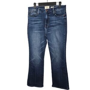 Letter to Juliet L.T.J  Bambino Flare Cropped Blue Denim Jeans Size 31